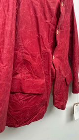 Paul Harnden Crinkled Waxed Blazer Jacket