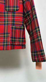Comme Des Garcons Girl Plaid Blazer Jacket