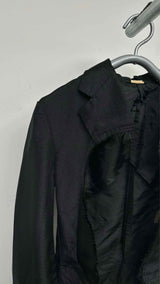 Comme Des Garcons Cut-out Gliitter Blazer Jacket