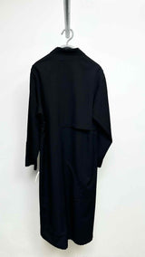 Yohji Yamamoto Pour Homme Bottom-wrapped Paneled Wool Coat