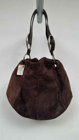 Yves Saint Laurent rive gauche Suede Rose Bag