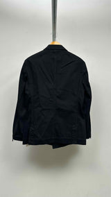 Issey Miyake Heavy Cotton Zip-Up Biker Blazer