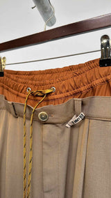 Mihara Yasuhiro Layered Waist Wide Easy Pants