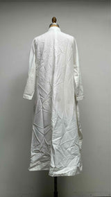 Comme Des Garcons Comme Des Garcons L/S Stand-collar Wrap-detailed Maxi Dress