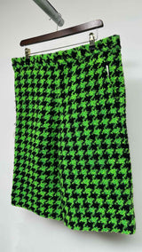 Comme Des Garcons Homme Plus Houndstooth Wool Shorts