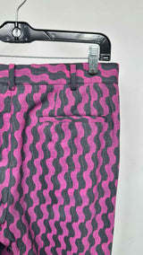 Comme Des Garcons Homme Plus Wave Printed Side-zip Pants