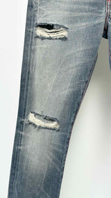 Acne Studios Re-Edition Worn Distressed Bootcut Jeans