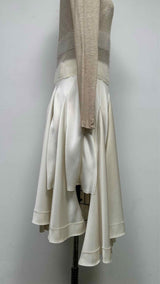 LOEWE "Mixed-Media" Pleated Bottom Dress