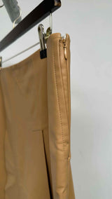 Stella McCartney Front-slit Faux-leather Midi Skirt