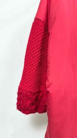 Undercover Knit-sleeve Oversized Puffer Jacket