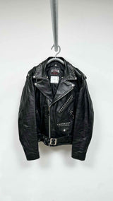 Sacai x Schott Studded Leather Jacket