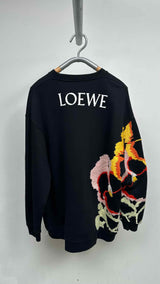 LOEWE X Joe Brainard Pansies-embroidered Sweatshirt