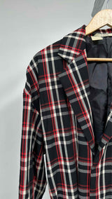 N. Hollywood X Undercover Plaid Trench Coat