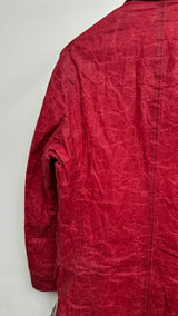 Paul Harnden Crinkled Waxed Blazer Jacket