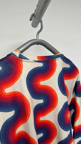 Dries Van Noten X Verner Panton Wavy-stripe T-shirt