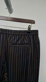 Dries Van Noten Stripe Satin Easy Pants