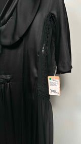 Comme Des Garcons Detailed Silk Maxi Dress