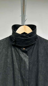 Helmut Lang Archive Embossed Suede Coat