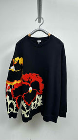 LOEWE X Joe Brainard Pansies-embroidered Sweatshirt