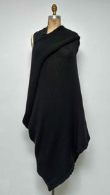 Rick Owens One-shoulder Asymmetrical Draped Knitted Dress