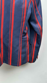 Tricot Comme Des Garcons Stripe Satin Bottom-bow Jacket