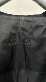 Rick Owens Cowl-Neck Zip-Sleeve Leather Jacket