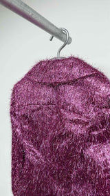 Lanvin O'sized Fuzzy Blazer Jacket