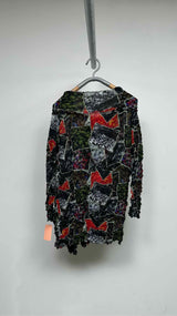FETE Issey Miyake Shibori Pleat Printed Light Jacket