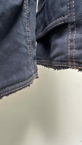 Junior Gaultier Faux-fur Collar Fleece-lining Work Coat