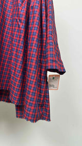 Daniela Gregis L/S Plaid Oversized Blouse