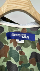Junya Watanabe MAN Camo-hybrid Gingham-check Parka