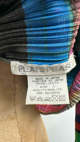 Pleats Please Firework Tribal Print Pleated Top