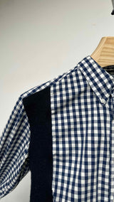 Comme Des Garcons Homme Felt-docking Check Shirt