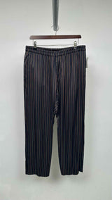Dries Van Noten Stripe Satin Easy Pants