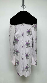 Comme Des Garcons Constructed Paneled Floral Coat