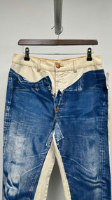 Gaultier Jeans Trompe-L'oeil Denim Pants