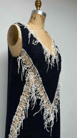 Calvin Klein 205W39NYC N/S Emblished Flared Midi Dress