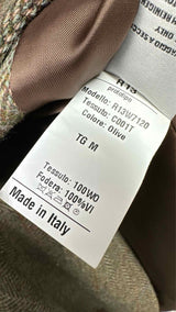 R13 X Harris Tweed Double-breasted Tweed OverCoat