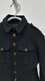Comme Des Garcons Jacquard Military Jacket