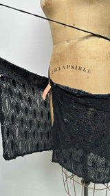 Ann Demeulemeester Silk Sequin Wrap Sheer Set-up