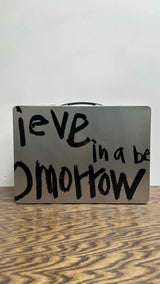 Comme Des Garcons Believe in a better tomorrow Trunk Bag