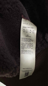 Rick Owens Girdered Shearling Bomber Jacket