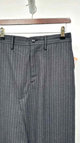 Junya Watanabe High-waisted Drop-crotch Stripe Wide Pants