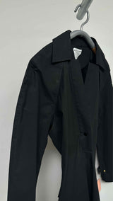 Bottega Veneta L/S Back Cut Out Trench Dress