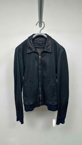 Dolce & Gabbana Laser-cut Leather Bomber Jacket