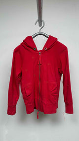 Vivienne Westwood Red Label Logo Embroidered Zip-up Hoodie