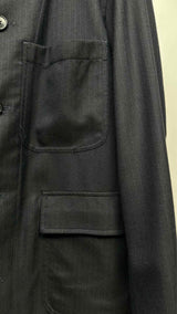 Dries Van Noten Pinstripe Worsted Wool Jacket