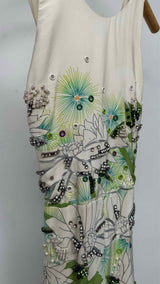 3.1 Phillip Lim N/S Floral Embellished Silk Mini Dress