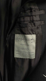 Yohji Yamamoto Pour Homme Shawl-collar Belted Long Coat