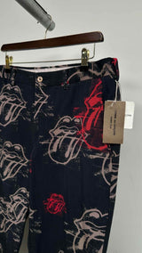 Comme Des Garcons Homme Plus X Rolling Stones Print Pants